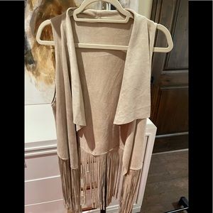 BCBG beige vest .